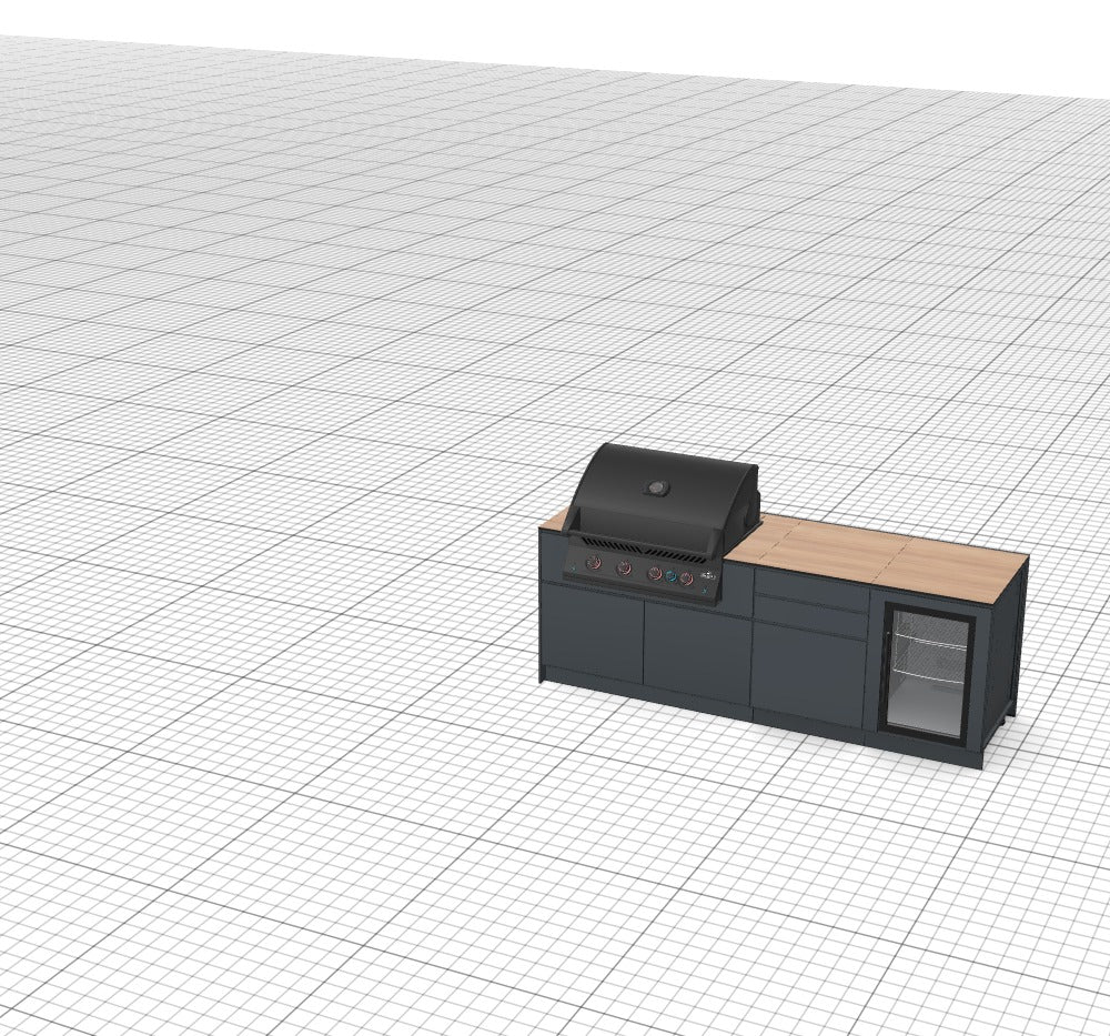 Kitchenboxy Modular – individuální návrh ref.: M_TIAASXV