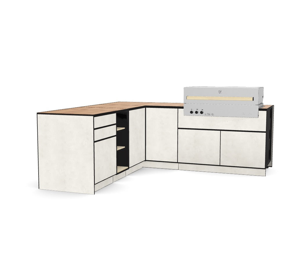 Kitchenboxy Modular - Custom Design Ref: M_XRXGF5