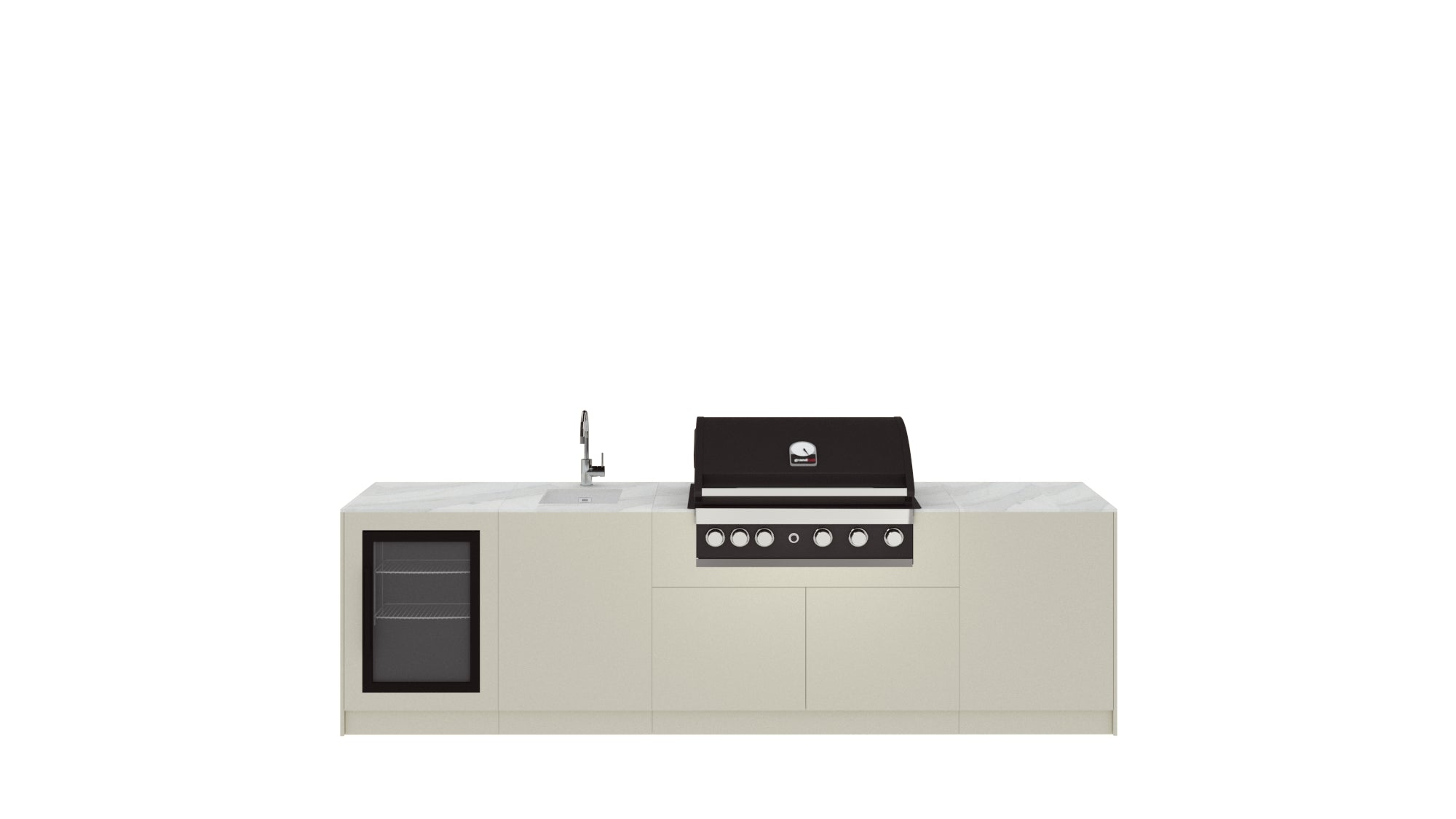Kuhinjska Boxy - Vanjska Kuhinja KB300 Varijanta 1 (3D Konfigurator)