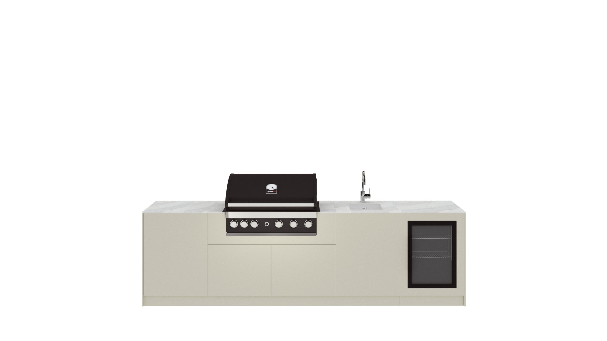 Kitchen Boxy - Vanjska kuhinja KB300 Varijanta 2 (3D Konfigurator)