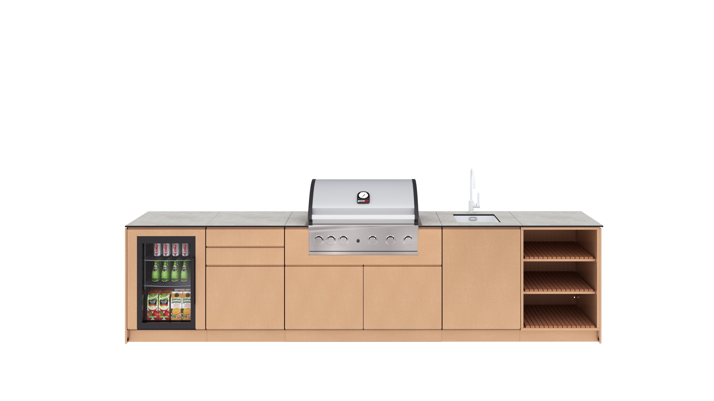 KitchenBOXY SET 2 Premium: Marrón/ 1474
