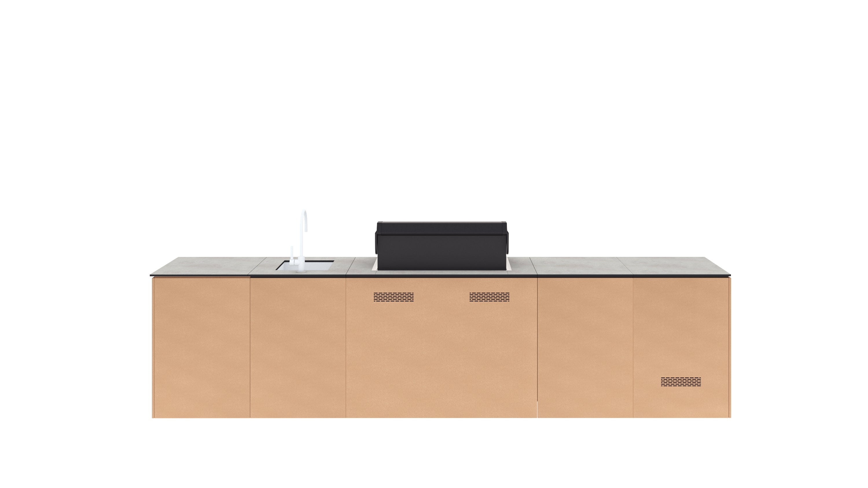KitchenBOXY SET 2 Premium: Marrón/ 1474
