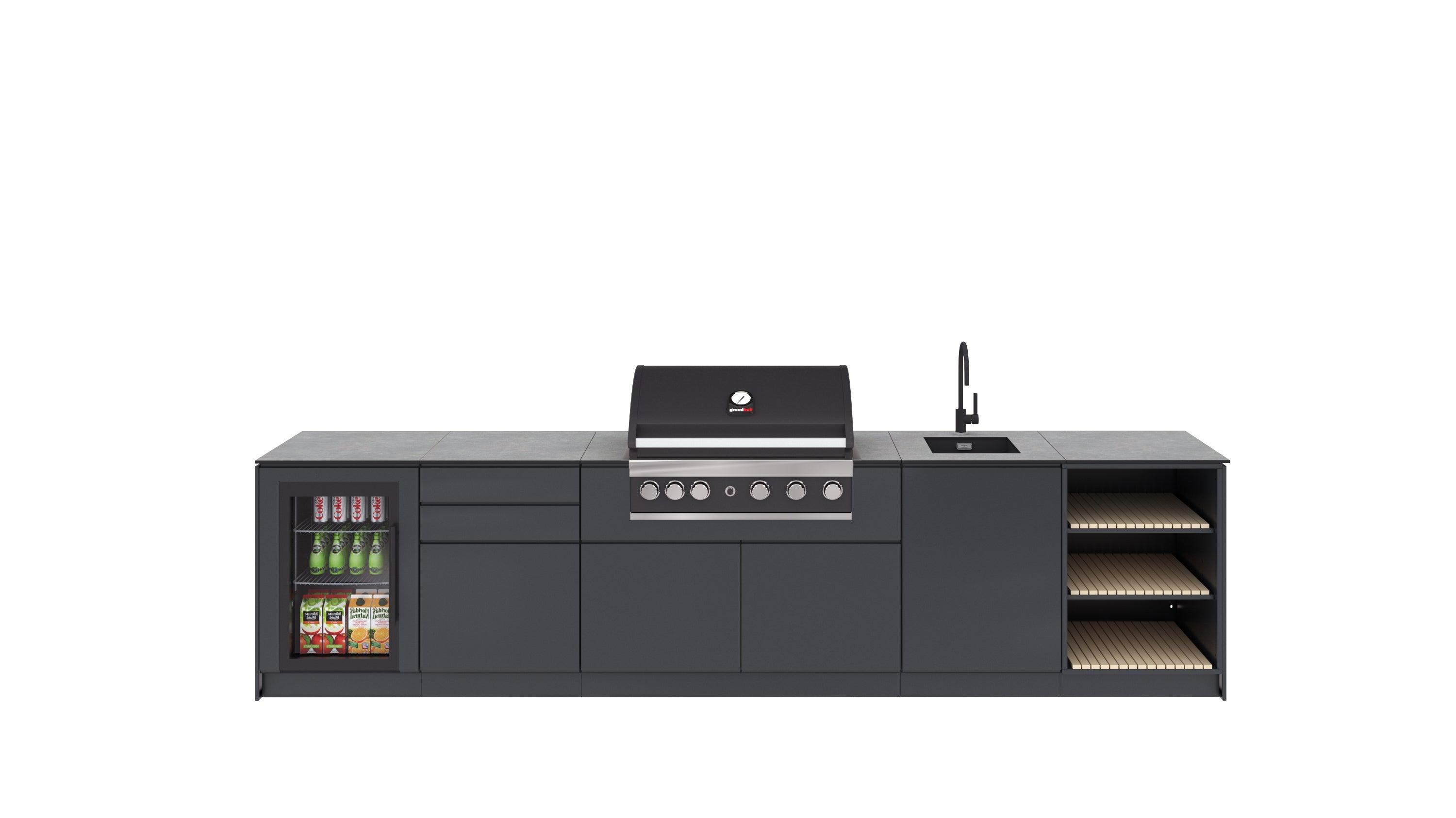 KitchenBOXY SET 2 Estándar: RAL 7016/ 700