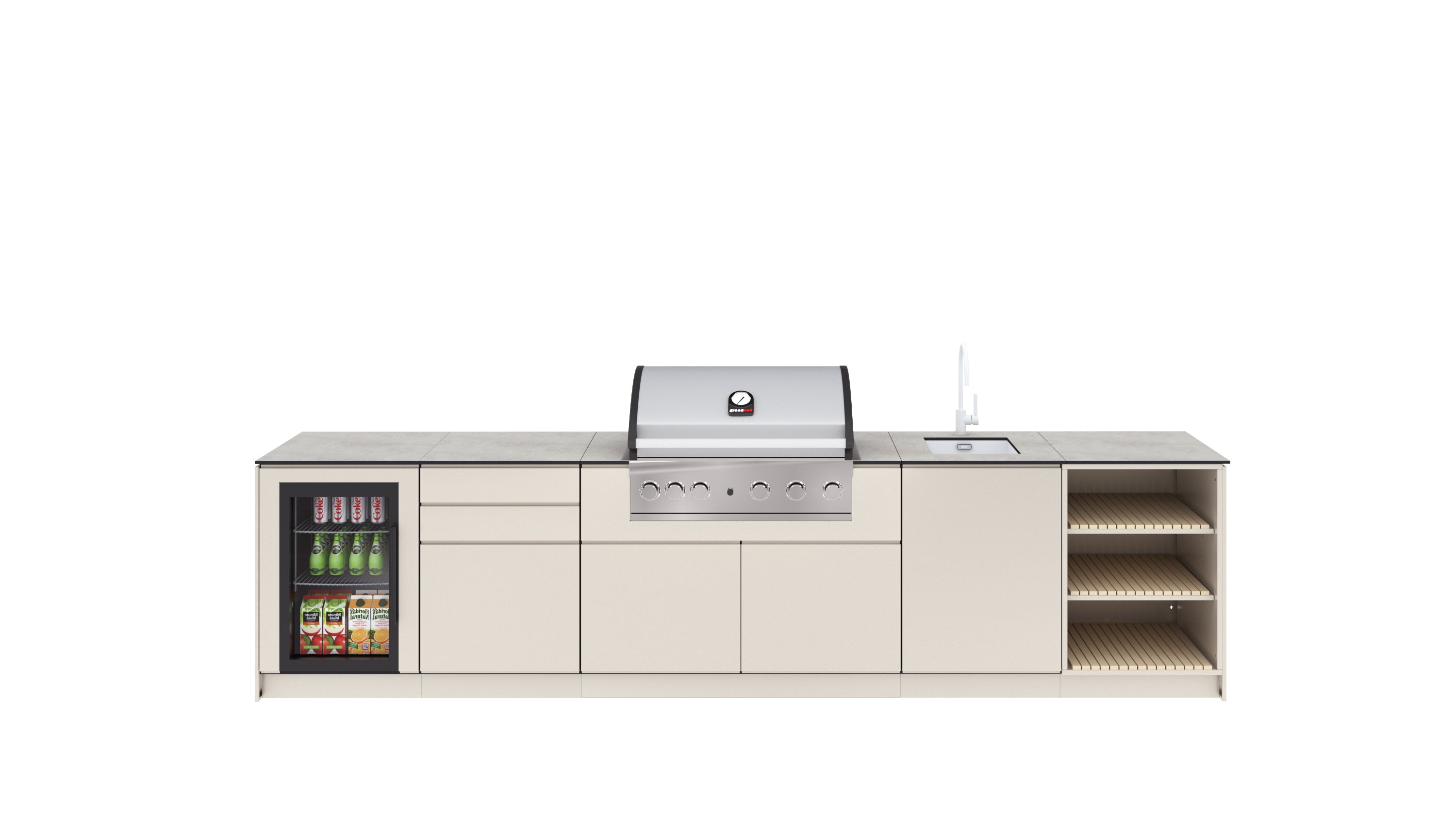 KitchenBOXY SET 2 Estándar: RAL 9001/ 1467