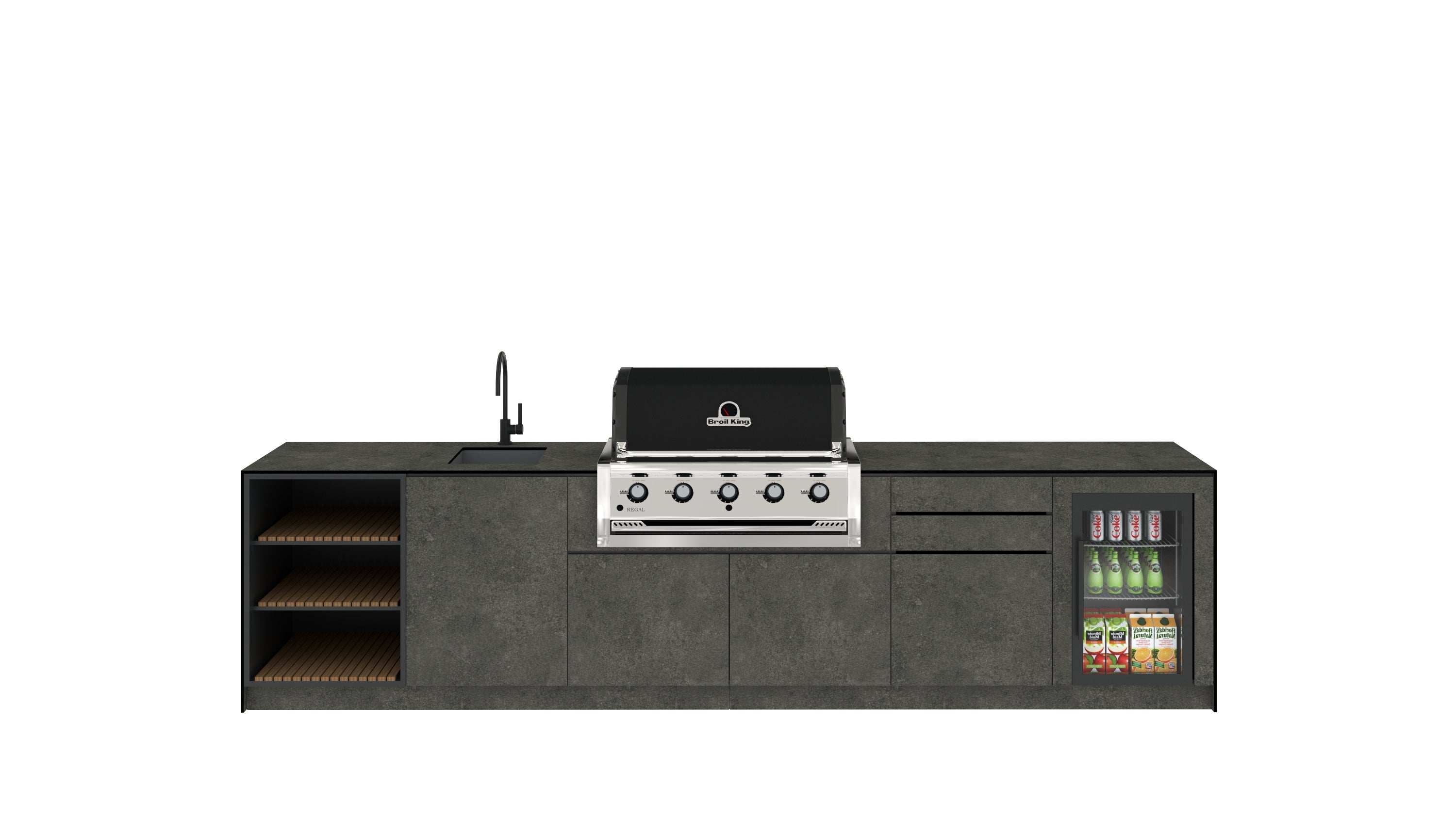 KitchenBOXY SET PREMIUM / BLACK ROCK 360
