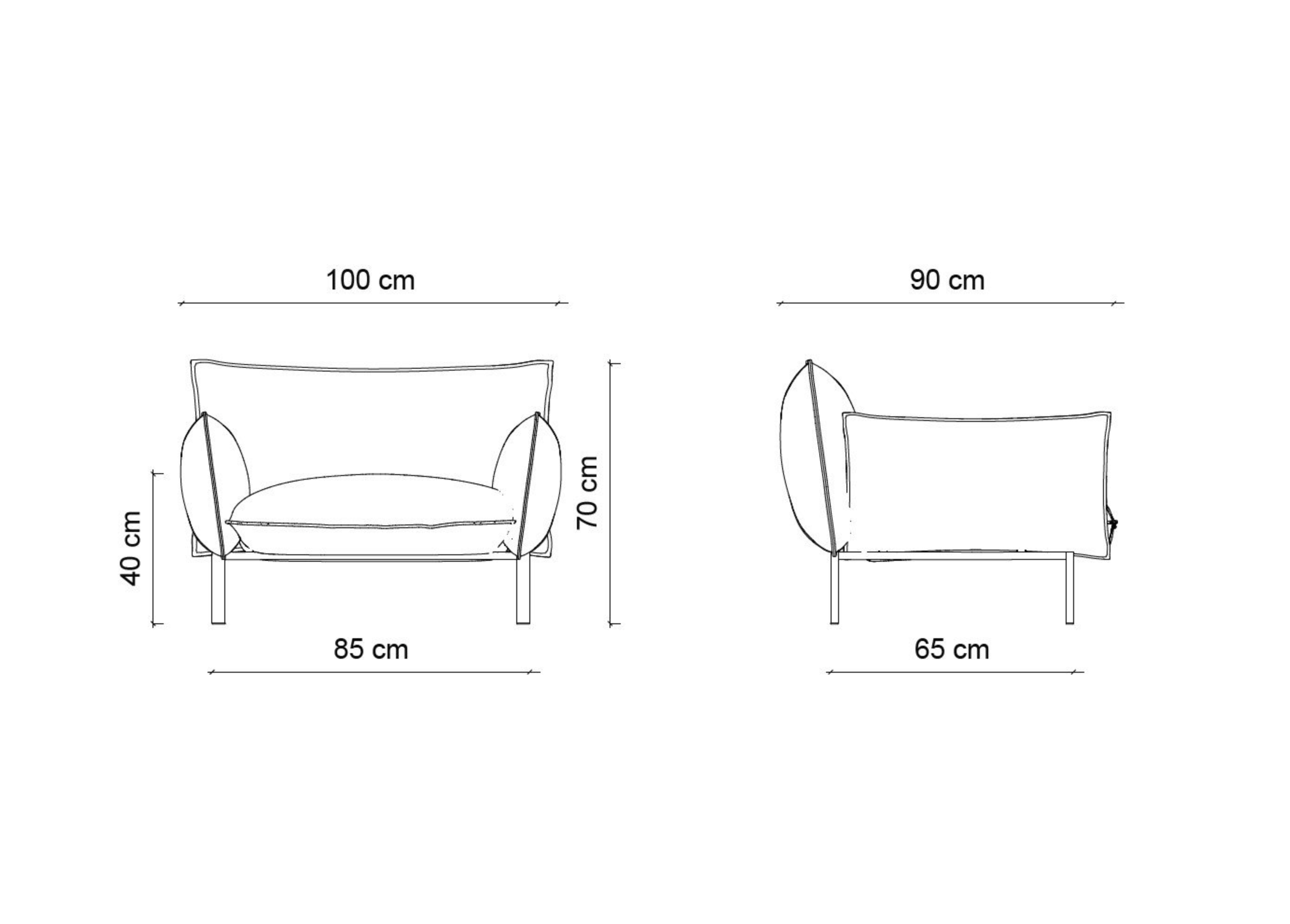 SofaBOXY Armchair – Outdoor Lounge Elegance